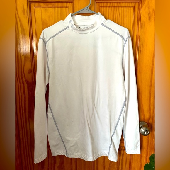 Under Armour Other - Under Armour White and Gray Performance Top